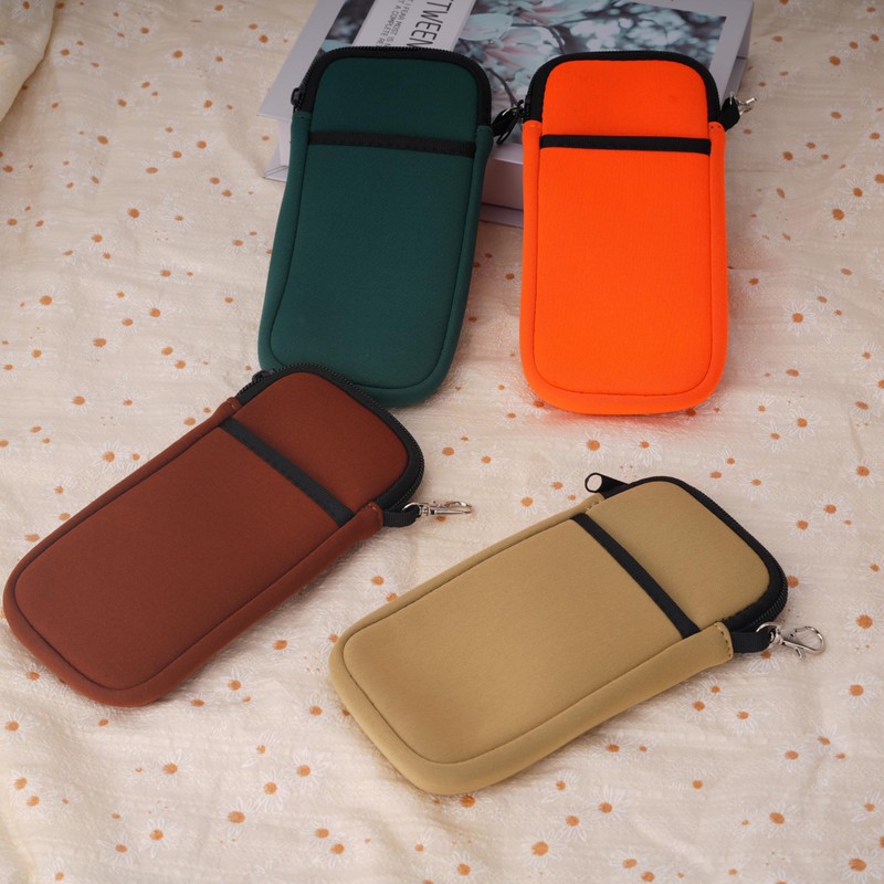 HeXueLy Soft Glasses Case - 2 Pack Double Layer Neoprene