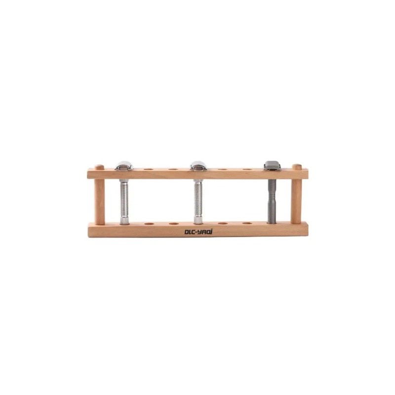 YAQI Wood Razor Holder Display Storage For 7 hole Multiple