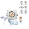 POPANU Canless Recessed Gimbal Downlight Rotatable-Spotlight 5 CCT Adjustable 3