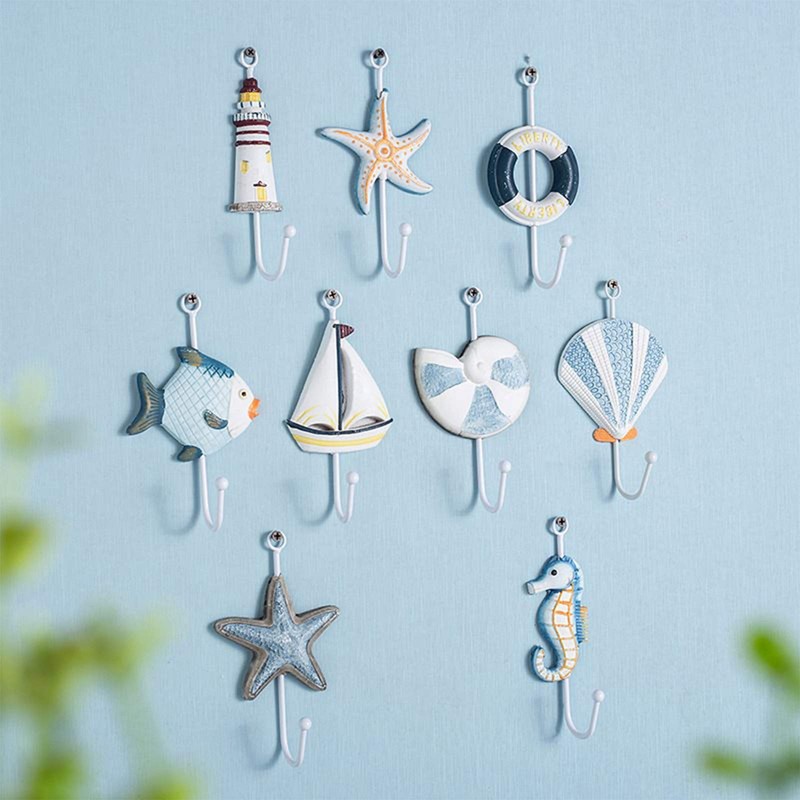 SUPERFINDINGS 5 Style Coat Hooks Wall Hook Rack Coat Hook