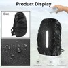 flintronic Rain Cover for Backpacks with Reflective Strips (40-50L), 2