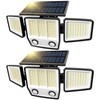 Solar Motion Sensor Outdoor Lights - 3000LM 236LEDs Outdoor Motion
