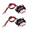 YUNPINGCAR H11 High Temperature Ceramic Headlight Plug Connector Wiring Harness