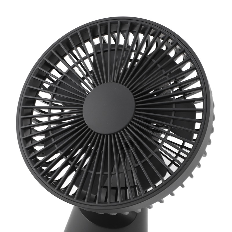 Desktop Fan Portable 5 Speed Power Display Quiet USB Rechargeable