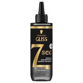 Schwarzkopf - Gliss - Express Repair Care 7 Seconds - Ultimate Repair - Dry and Damaged Hair - Shine and Strength - Liquid Keratin and Black Pearl Serum - 200ml