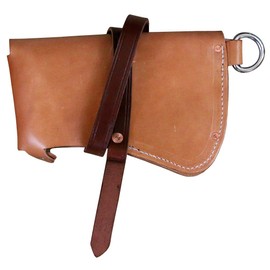Outfitters Supply Axe Sheath, for A Medium-Sized Single Bit Axe, Hand Crafted in Montana USA, Offers Traditional Styling with Beautiful Heavy Leather and Quality Hardware