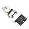 STARELO 22mm Key Switch 2 Position Maintained 1NO Latching Rotary
