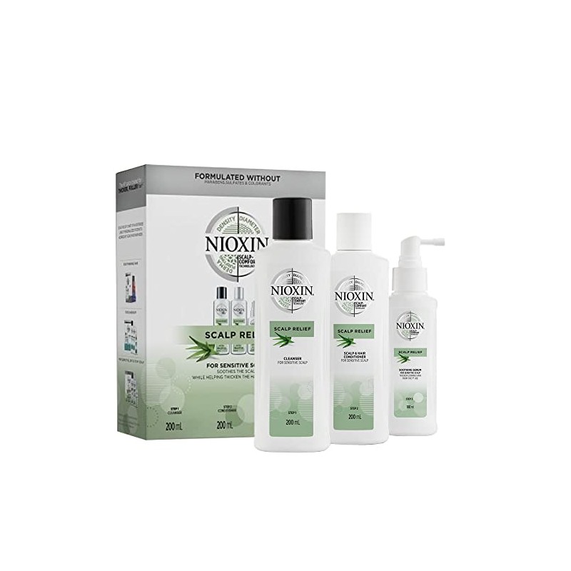 Nioxin Scalp Relief Kit 200ml+200ml +100ml
