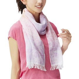 Selvan 100% Cotton Soft Gauze Stole, Pink, 1 Piece