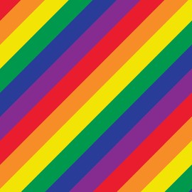 Jillson Roberts Bulk Gift Wrap, Everyday Gift Wrapping Supplies, Rainbow Stripe, 1/4 Ream 208 feet x 30 inches