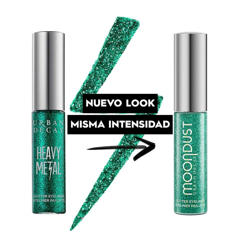 Urban Decay Heavy Metal Glitter Eyeliner delineador líquido con glitter