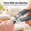 Heavy Duty Thick Toenail Clippers – Wide Jaw Stainless Steel