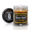 Deez Nutz- Funny- Banana Nut Bread- Hazelnut Vanilla- Scented Candle-