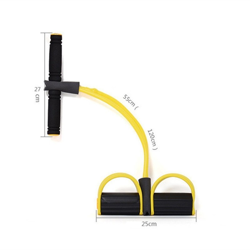 Itian Home Fitness Resistance Bands Foot Pedal Exerciser Bodybuilding Expander