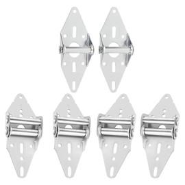 Eagles 6 Packs Garage Door Hinges with Galvanized Finish Heavy Duty 14 Gauge Steel #1#2#3 Residential/Light Commercial Garage Door Replacement