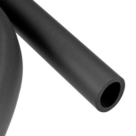 YOKIVE 2 Pcs Foam Tubing, Rubber Insulation Tube Covers | Handle Grip Protection, Good for Gym Equipment Copper Pipe (Black, 22mm ID 32mm OD 1m)