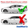 Window Deflectors Smoke Tinted in-Channel Side Window Vent Visor Deflectors