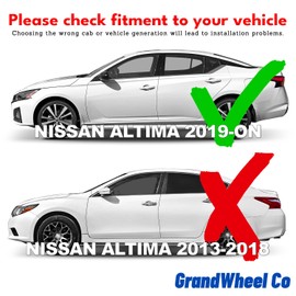 Window Deflectors Smoke Tinted in-Channel Side Window Vent Visor Deflectors Rain Guards Compatible with Altima 2019-2026 - 4pcs. GW0910