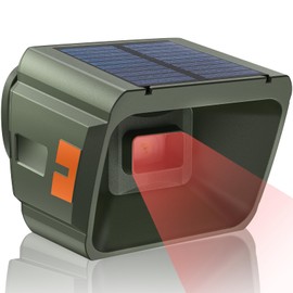 Chtoocy 1/2 Mile Long Range Solar Wireless Driveway Alarm Outdoor Weather Resistant Motion Sensor & Detector(Sensor Without Receiver)