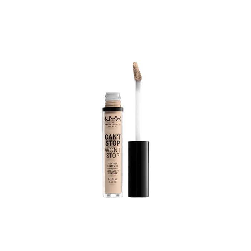 Nyx Professional Makeup Can't Stop Won't Stop Contour Concealer, Alabaster,