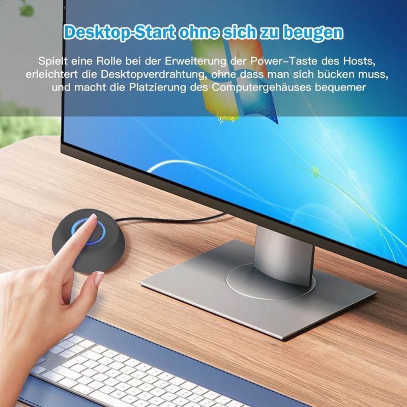 Power Switch for Desktop Computers, PC Power Button for External