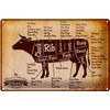 Tin Sign Cow 30 x 20 cm Made in Germany