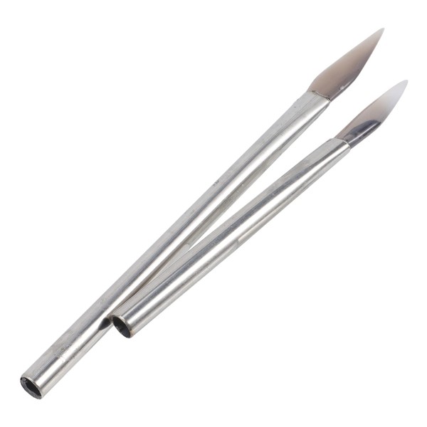 COHEALI 2pcs Agate Burnisher with Handle Jewelry Polishing Tool for