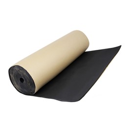 Partuto 1 Pcs 10.76sqft Universal Heat Sound Insulation Dampening Deadening Mat - Cotton Blends Black