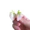 Cute Mini Strawberry Hair Clips,Funny Acetate Claw Clip for Women,Fashion