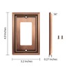 Henne Bery Sunken Pearls Heavy Duty Decorative Wall Plate Switch