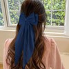 WLLHYF Hair Clips with Big Bow Long Tail French Ribbon