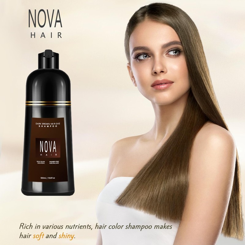 Nova Hair Dye Shampoo,Nova Hair Instant,Nova Hair Dye Shampoo 3