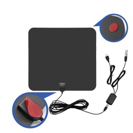 1080p Amplifier DVB-T/T2 Antenna Super Flat Antenna USB Full HD TV TV