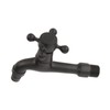 G1/2in Wall‑in Antique Brass Faucet Washing Machine Single Cold Water