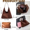 Leather Tote Bag for Women Hobo Bags for Women Retro