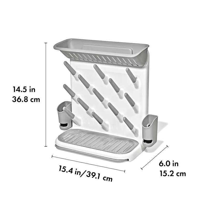 OXO Tot Expandable Drying Rack – Space-Saving Drying Rack |