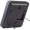 Lunartec Digital Wall Clock: Flat LED Radio Table and Wall