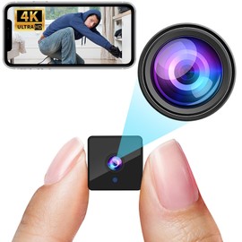 4KHD Wireless WiFi Camera,1800mAh Battery,Upgrade 4K Outdoor Wireless Baby Monitor Home Security Camera Tiny Office Secret Surveillance Cams with Video Recording AI Human Detection Auto Night Vision