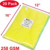 Simple Houseware Microfiber Cleaning Cloth 20 Pack, 12" x 16",