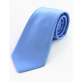 JEMYGINS Mens Silk Tie Tie & Tie Clips & Square Pocket Set Size 80 Light Blue, lightblue