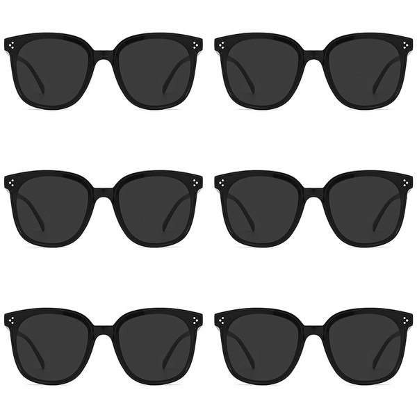 Sarini 6 Pair Party Sunglasses Bulk Neon Party Favors for