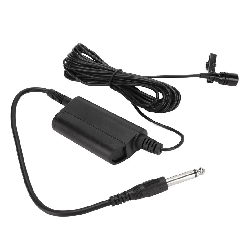 Lavalier Microphone Professional Omnidirectional Clip On Wired Microphone for Guitar