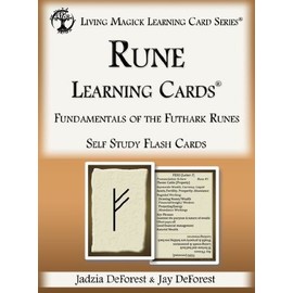 Futhark Runes: Learning Cards & Quick Reference Sheet Combination Bundle (Living Magick Learning Cards) [Loose Leaf] [Jan 01, 2013] Jadzia Deforest & Jay Deforest …