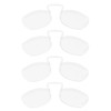 COVESATO Mini Armless Nose Clip Reading Glasses for Women Men