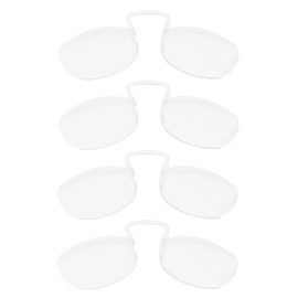 COVESATO Mini Armless Nose Clip Reading Glasses for Women Men Slim Thin Nose Pinching Lightweight Legless Readers(4 pairs,3.00)