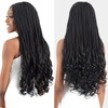 FreeTress Crochet Braids 3X French Curl 22" (pack of 1,