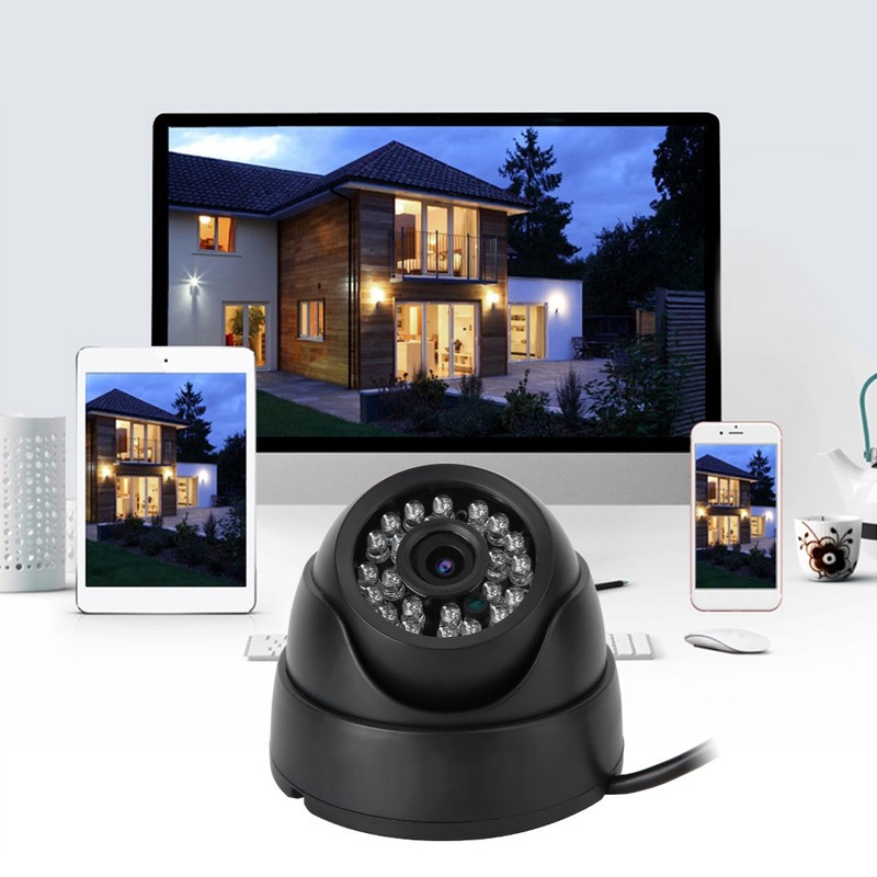 Dome Wide angle Safety Camera Infrared IR Night Home Security