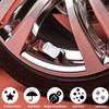 MEAJOO 5PCS N2 Tire Valve Stem Caps, with Plastic Liner,with