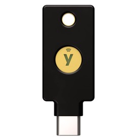 Yubico Security Key YubiKey 5C NFC USB-C / FIDO2 / WebAuthn / U2F / 2 Stage Authentication / Heavy Duty / Shock Resistant / Waterproof
