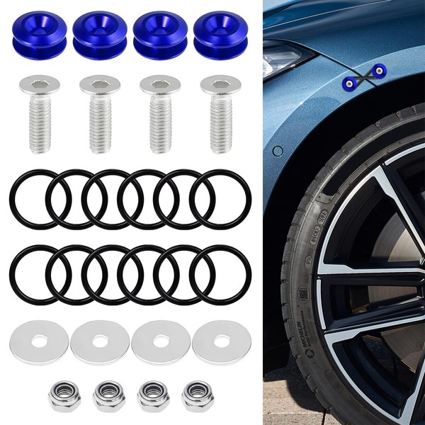 QZTYTY 2PCS Universal Car Bumper Quick Release Clips Fasteners Kit,